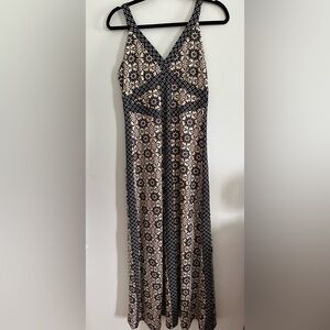 Ricki's Brown and Black Halter Maxi Sundress